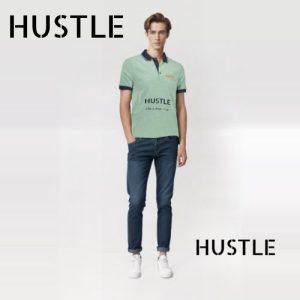 hustle men lime golfer