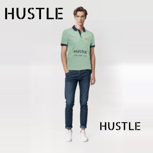 hustle men lime golfer hustle men lime golfer